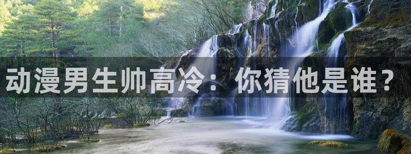 www.动漫之家.com：动漫男生帅高冷：你猜他是谁？