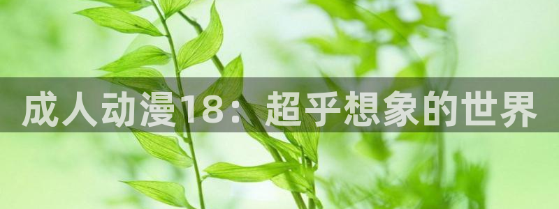 动漫之家ts：成人动漫18：超乎想象的世界