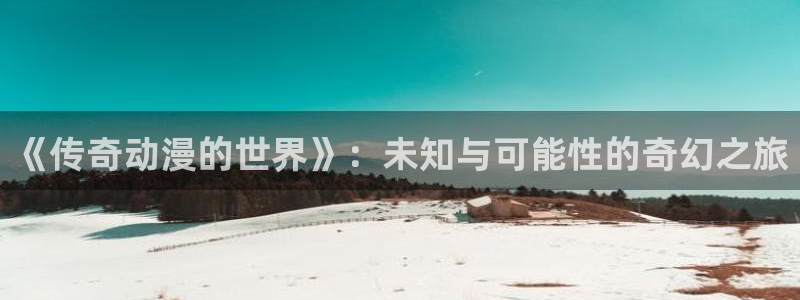 网站动漫之家：《传奇动漫的世界》：未知与可能性的奇幻之旅
